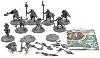 Warmachine 10 Houseguard Halberdiers #1 Metal Retribution