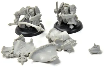 Warmachine Iron Fang Officer & Standard #1 khador