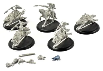 Hordes Circle Orboros 5 Tharn Wolf Riders #1 Metal