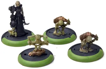 Warmachine Necrosurgeon & Stitch Thralls #1 Metal Cryx