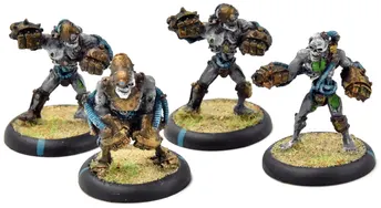 Warmachine 4 Mechanithralls #5 Metal Cryx