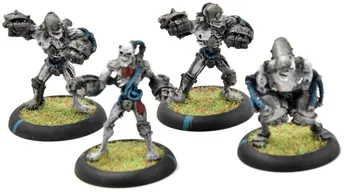 Warmachine 4 Mechanithralls #4 Metal Cryx