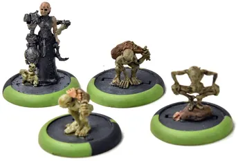 Warmachine Necrosurgeon & Stitch Thralls #2 Metal Cryx