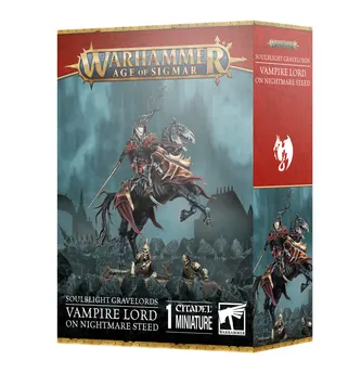 Warhammer AOS - Souldblight Gravelords - SOULBLIGHT GRAVELORDS: VAMPIRELORD ON NIGHTMARE STEED
