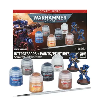 [Pre-order] Warhammer 40K - Space Marines - Orks - S/M INTERCESSRS +PAINTS
