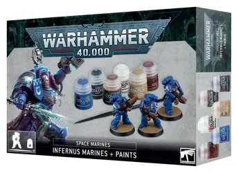 Warhammer 40K - Space Marines - Marines: Infernus Marines + Paints Set