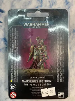 Death Guard: Nauseous Rotbone, the Plague Surgeon