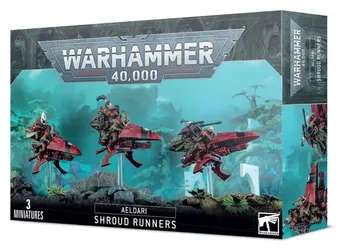 SHROUD RUNNERS solcavelo AELDARI set di 3 miniature WARHAMMER 40K games workshop CITADEL età 12+ Games Workshop - 1
