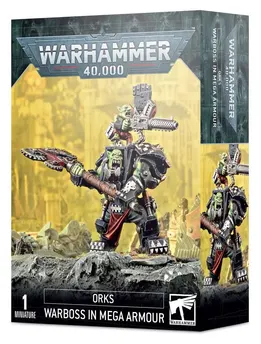 Games Workshop Ork Warboss In Mega Armour