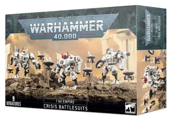Warhammer 40,000 - T'au Empire XV8 Crisis Battlesuit Team