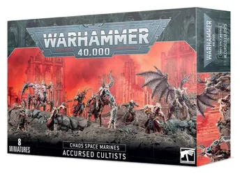 ACCURSED CULTISTS set di 8 miniature CHAOS SPACE MARINES warhammer 40k CITADEL età 12+ Games Workshop - 2
