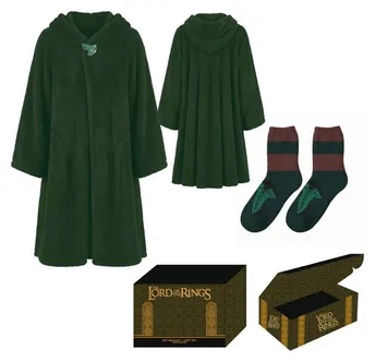 The Lord of the Rings fleecemantel och strumpor presentset