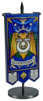 Warhammer 40,000 skrivbordsbanner Ultramarines Chapter