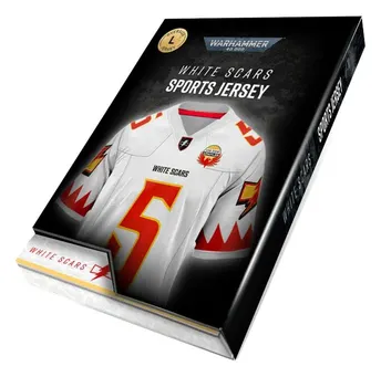 Warhammer 40,000 Sports Jersey Shirt White Scar - L
