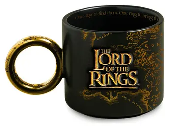 The Lord of the Rings 3D-mugg 350 ml – exklusiv dolomitmugg med präglade detaljer och unik form