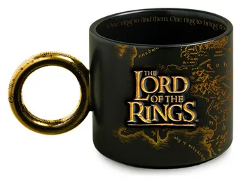 The Lord of the Rings 3D-mugg 350 ml – exklusiv dolomitmugg med präglade detaljer och unik form