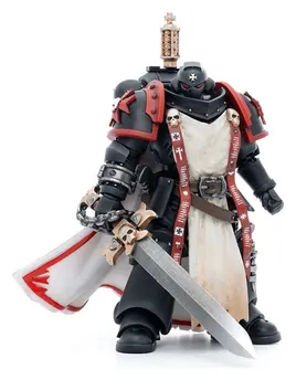 Warhammer 40k Actionfigur i skala 1/18 Black Templars Primaris Sword Brethren Eberwulf, 12 cm