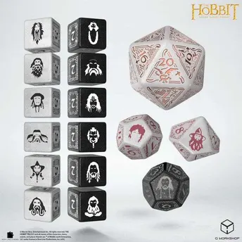 The Hobbit TCG tärningsset med 16 tärningar – Radiant Dawn