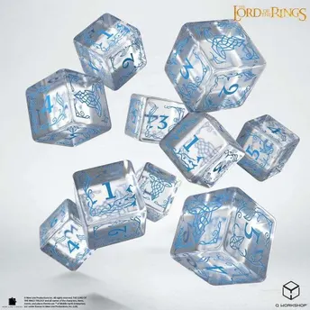 The Lord of the Rings: 10 D6 Dice Set Rivendell (Water)