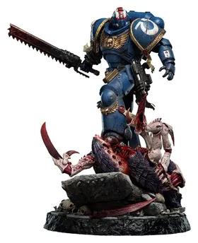 Warhammer 40,000: Space Marine 2 Staty 1/6 Lieutenant Titus Battleline Edition 63 cm