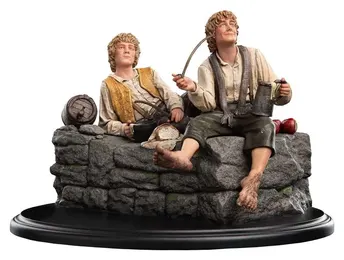 Sagan om Ringen Miniatyrfigur Merry och Pippin 12 cm