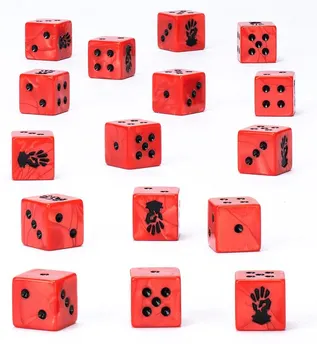 40K Red Corsairs Dice