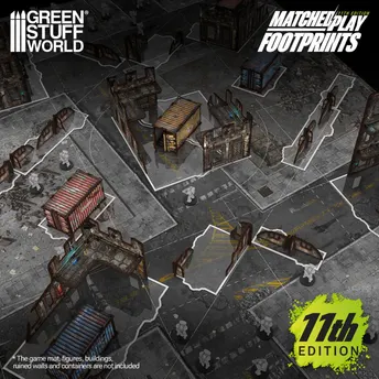 11th Edition Terrain Footprints (pack 16 pieces)