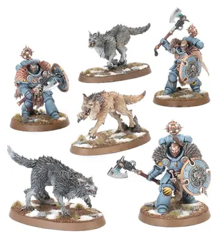 40K Space Wolves Wolf Guard Headtakers
