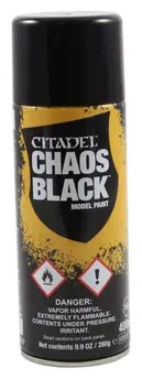 CITADEL - CHAOS BLACK SPRAY PAINT (UK/ROW)