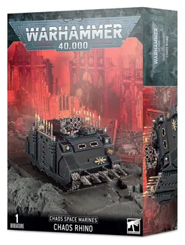 CHAOS SPACE MARINES: RHINO DES CHAOS