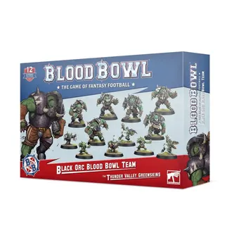 BLACK ORC the thunder valley greenskins BLOOD BOWL team WARHAMMER 12 miniature GAMES WORKSHOP età 12+ Games Workshop - 1