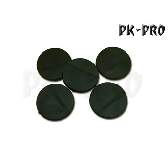 40mm Rund Bases (Magnet Slot + 3x  optional Miniature Slot) (5x)