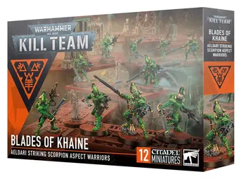 Warhammer 40,000: Killteam Blades of Khaine. Aeldari Stiking Scorpion Aspect Warriors