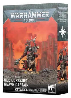 Warhammer 40,000. Chaos Space Marines. Red Corsairs Raeve-Captain