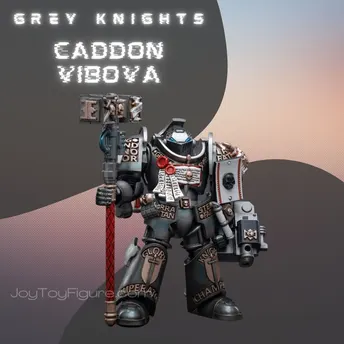 Warhammer 40k Action Figur 1/18 Grey Knights Terminator Caddon Vibova 13 cm