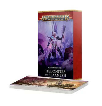 Hedonites of Slaanesh: Warscroll Cards (Eng) [Jul 4, 2026]