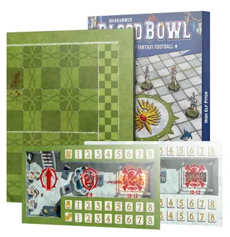 Blood Bowl: High Elf Team Pitch & Dugout