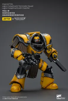 THH Figura 1/18 Imperial Fists Legion Cataphractii Terminator Squad Legion Cataphractii with Chainfist 12 cm