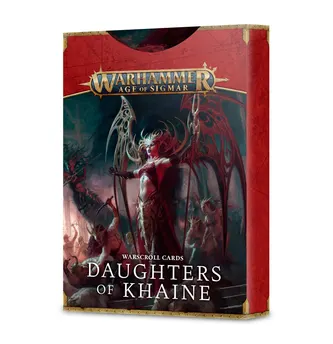 Daughters of Khaine: Warscroll Cards (Eng) (AOS 3rd Edition)
