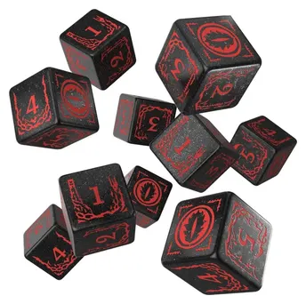 The Lord of the Rings: Mordor 10x D6 Dice Set