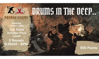 Middle-earth Strategy Battle Game Tournament Saturday January 16th