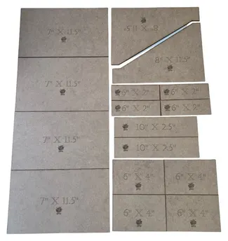 Warhammer 40k 11th Edition Terrian Templates - MDF - 3D Printed