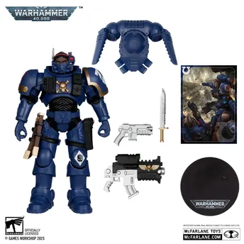 Warhammer 40000 7 Inch Action Figure Wave 11 - Lieutenant In Phobos Armour