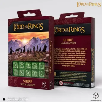 The Lord of the Rings : Shire 10xD6 Dice Set