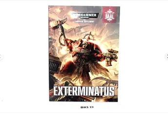 Warhammer 40k Shield of Baal Exterminatus Book BKS12