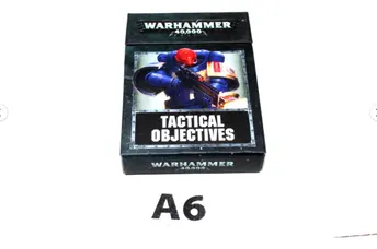 Warhammer 40K Tactical Objective Cards A6