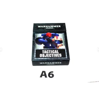 Warhammer 40K Tactical Objective Cards A6