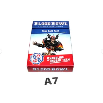 Warhammer Blood Bowl Shambling Undead Team Card Pack A7