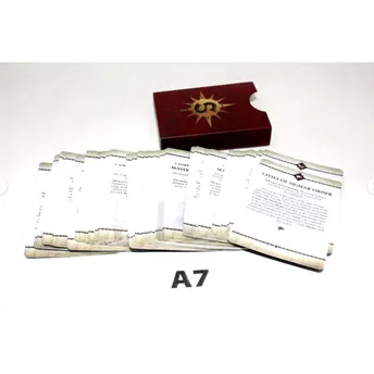 Warhammer Empire Cities of Sigmar Battletome Reference Cards 3rd Edition A7
