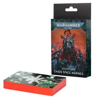 Games Workshop Datasheet Cards: Chaos Space Marines